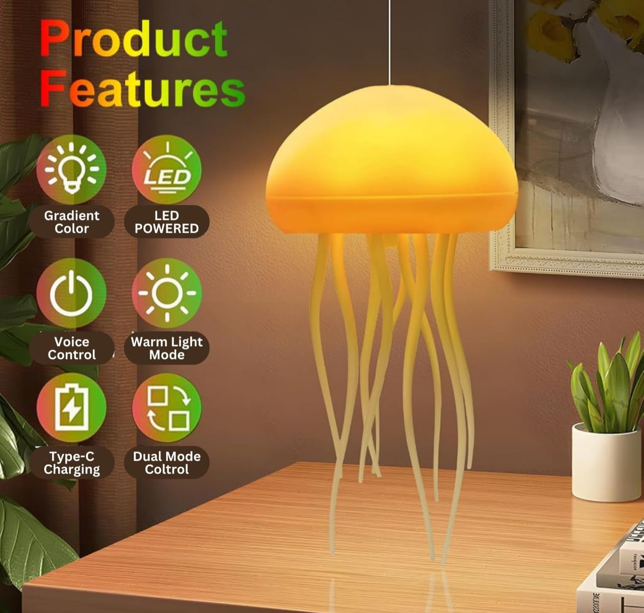 Ocean Glow Jellyfish Lamp 🪼.