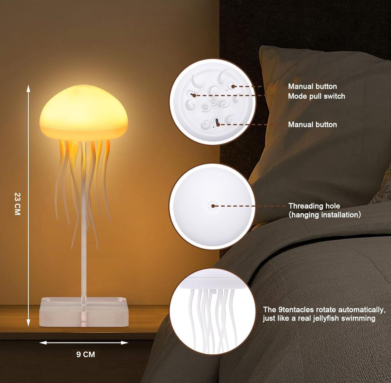 Ocean Glow Jellyfish Lamp 🪼.
