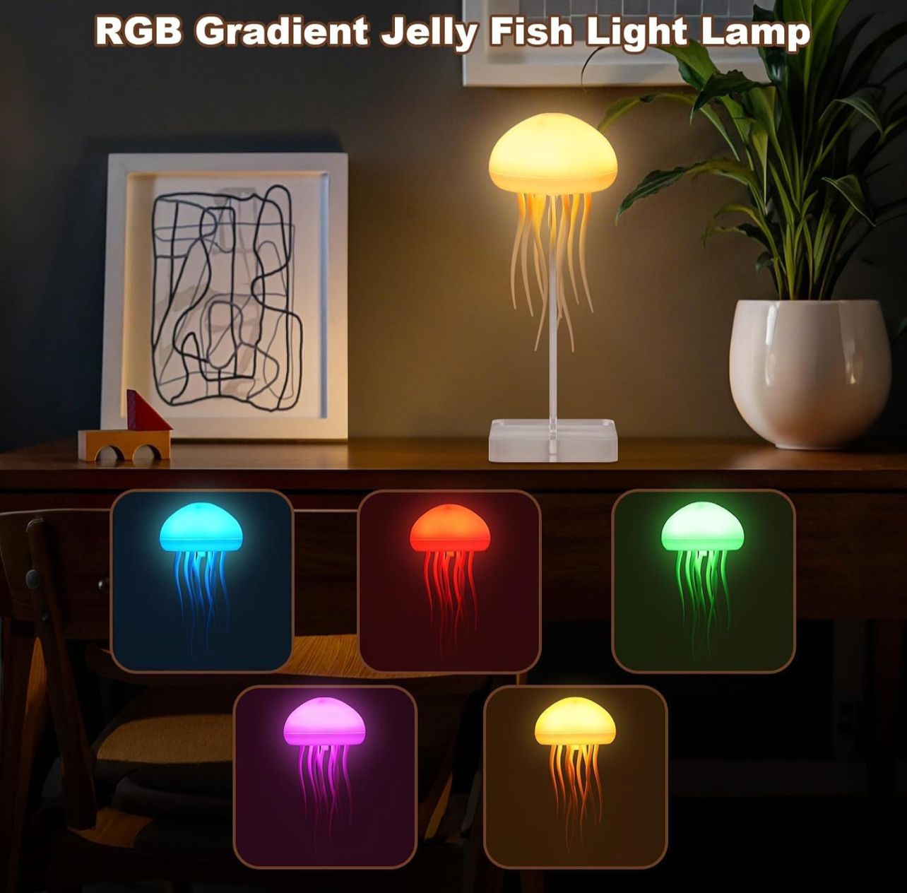 Ocean Glow Jellyfish Lamp 🪼.