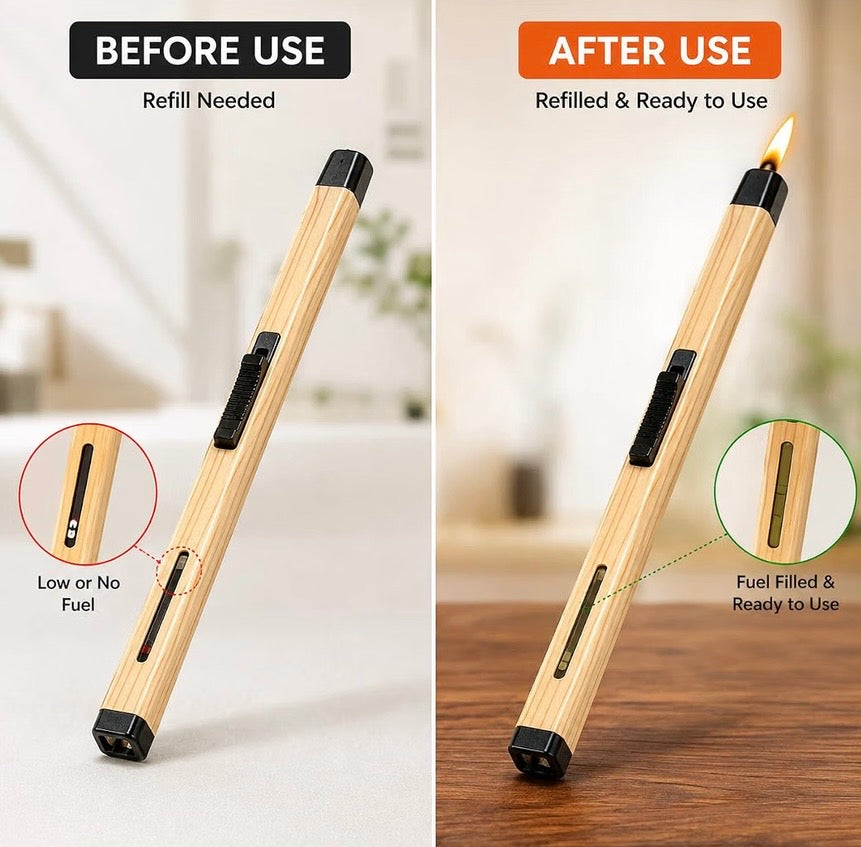 HOMBAY™ Premium Refillable Butane Gas Lighter