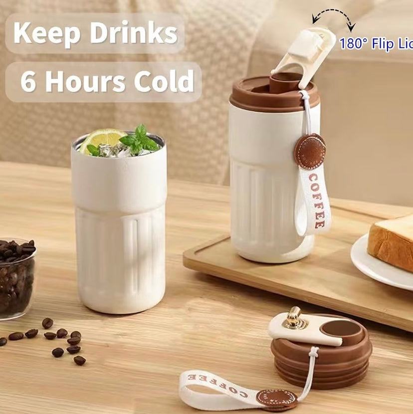 Smart Temperature Display Insulated Coffee Tumbler